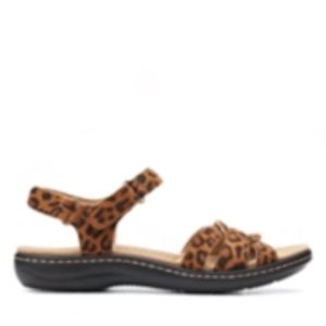 Collection by Clarks Leopard Print sandal